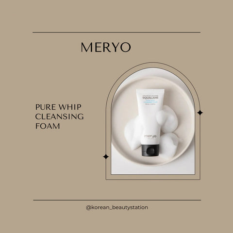 Meryo Squalane Pure Whip Cleansing Foam