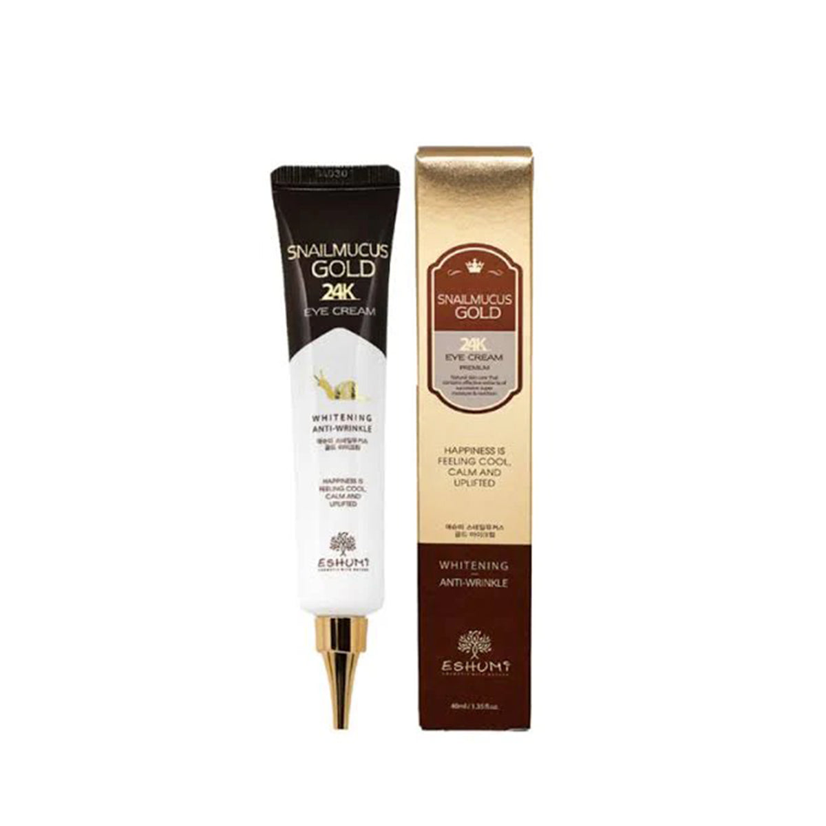Snail Mucus Golden Eye Cream – Repair & Brighten Delicate Eye Area