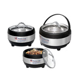Happy Line 3 pcs set with Glass Lid