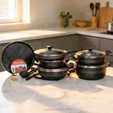 PRESTIGE 17 PCS MARBLE COATED SET