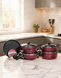 PRESTIGE 17 PCS MARBLE COATED SET