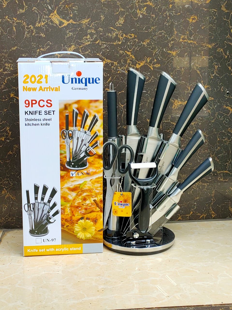 Unique Germany 9 Pcs Knife Set