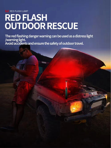 Red Flash Emergency Rescue Light