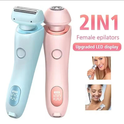 Women's 2-in-1 Electric Shaver & Bikini Trimmer