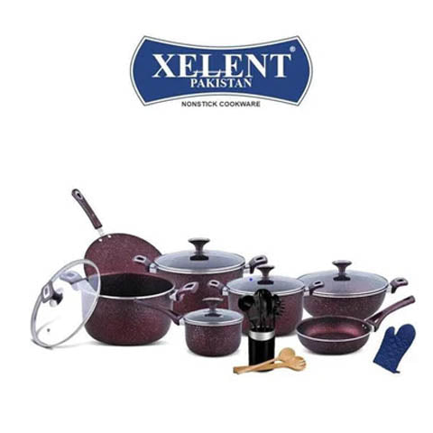XELENT JUMBO  SET 19 PCS MAHROON