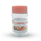 Happy Stakeable Plastic Jar (1000ml)