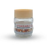 Happy Stakeable Plastic Jar (750ml)
