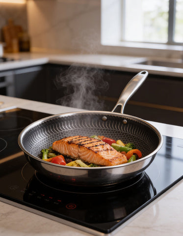 Premium Honeycomb Texture Fry Pan